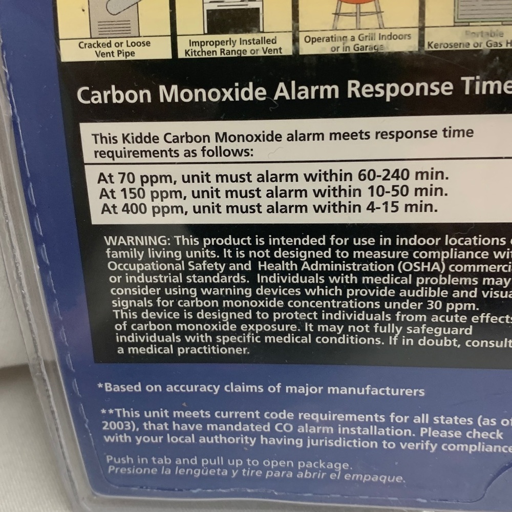 Kidde Gas & Carbon Monoxide Alarm with Digital Display - Picture 8 of 9